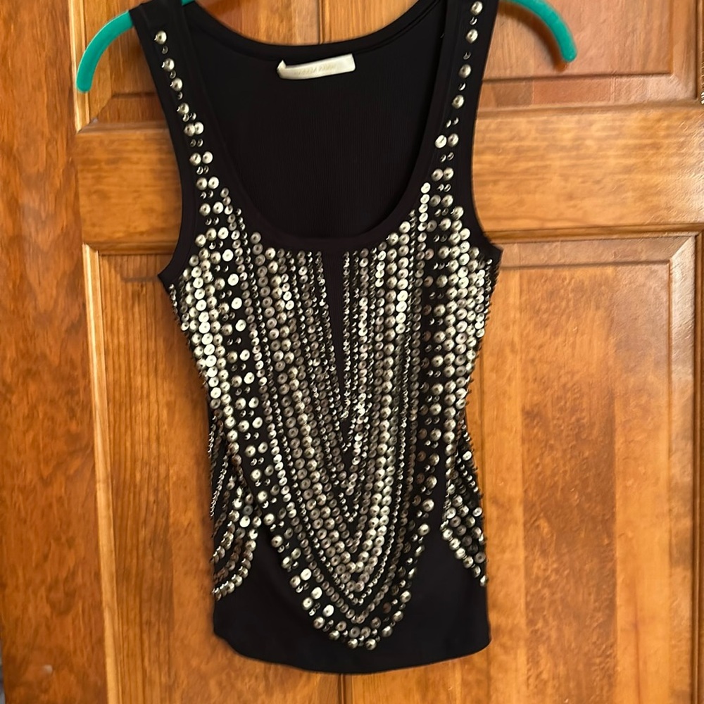 Naeen Khan beautiful-beaded top🖤